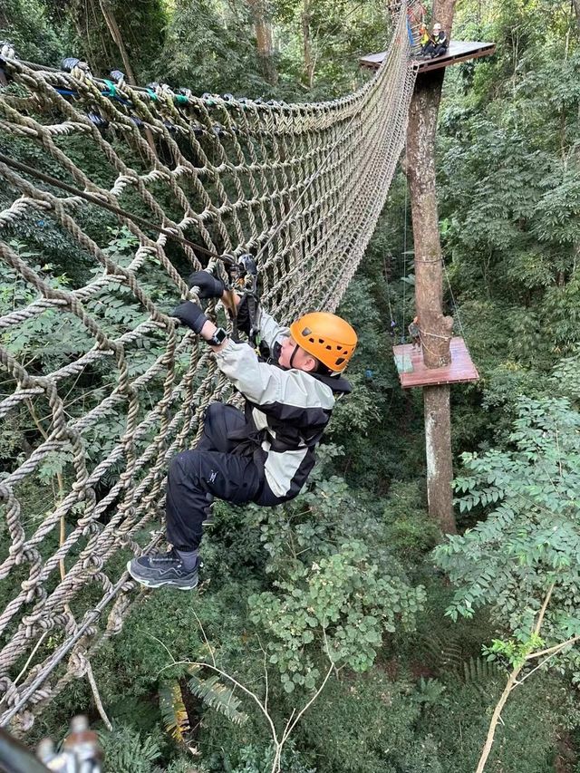 西雙版納叢林飛躍玩法