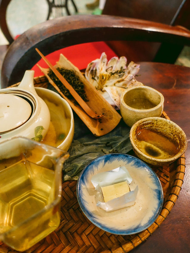 蓮のお茶が飲める🪷🇻🇳Goc Nha Tui Minh Teahouse