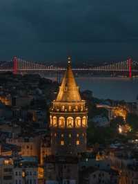 Istanbul at night : A Nighttime Symphony of Lights