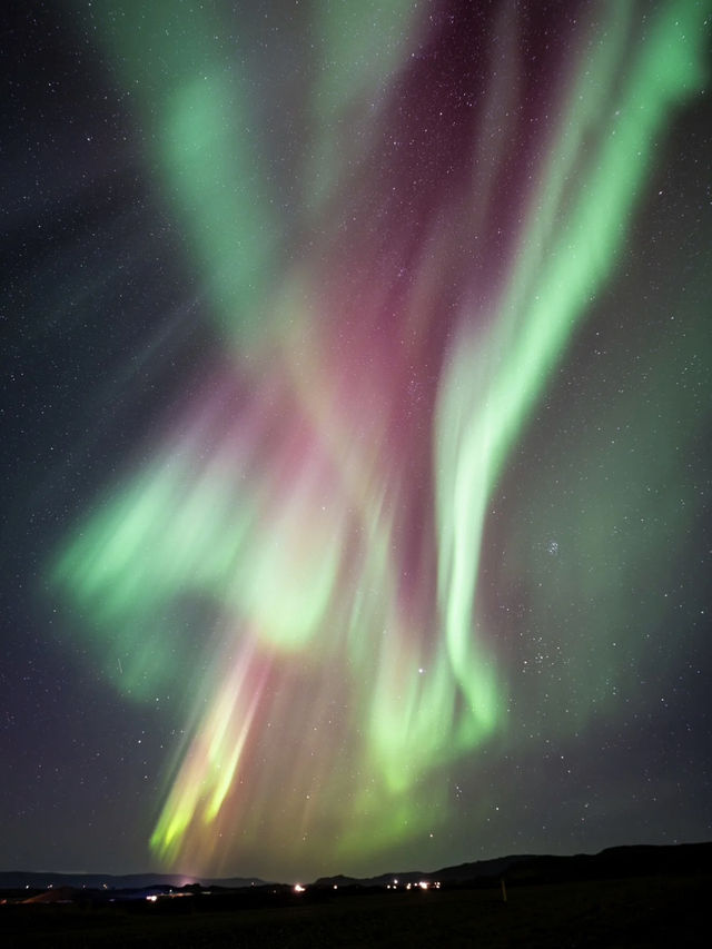 Aurora in Iceland: Nature’s Light Show with a Side of Lava