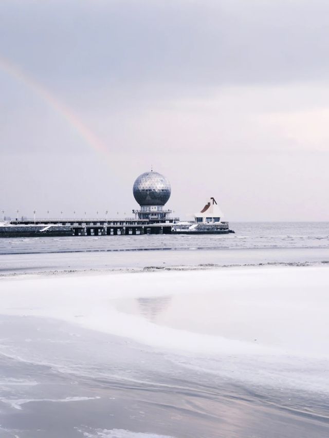 煙台雪景，美得令人窒息！