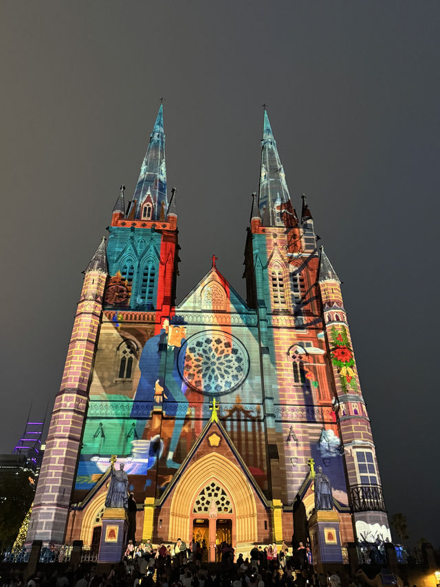 2024 St. Mary's Cathedral Light Show