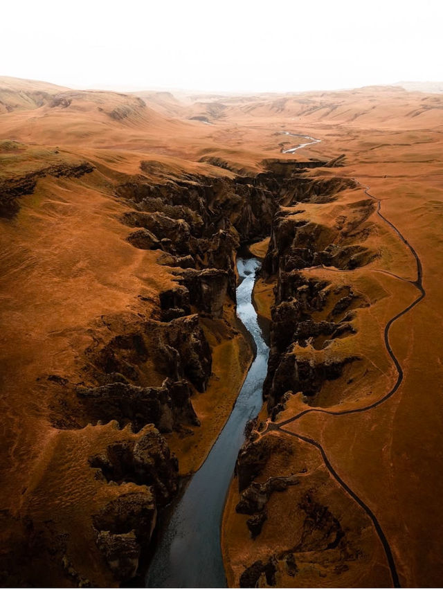 I Bet You’ve Never Seen an Island Like Iceland in Brown and Orange 🍊 