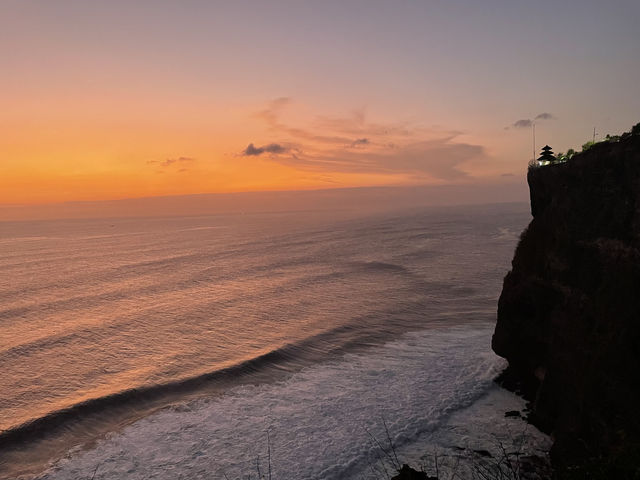 The Stunning Sunset at Uluwatu Temple