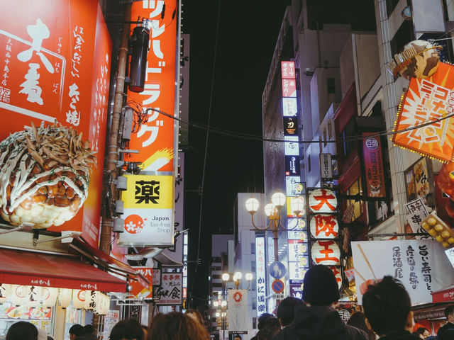 大阪🇯🇵道頓堀夜晚3個必去地方