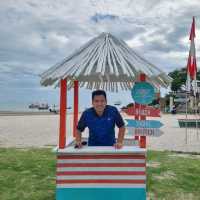 A Pristine Quiet Beach In Huahin