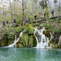 Stunning Waterfalls at Plitvice Lakes 