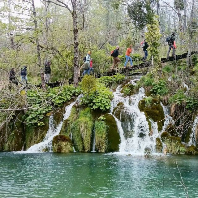 Stunning Waterfalls at Plitvice Lakes 