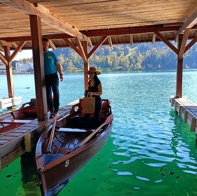 Lake bled is so beautiful in autumn 