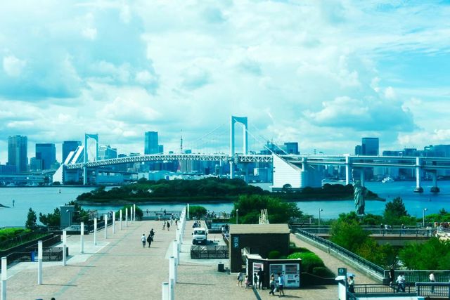 東京台場海濱公園（Odaiba Seaside Park）。