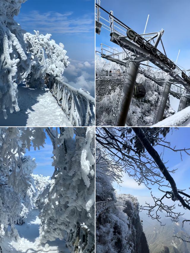 誤入仙境來天門山看雪景霧凇｜看這篇攻略就夠了