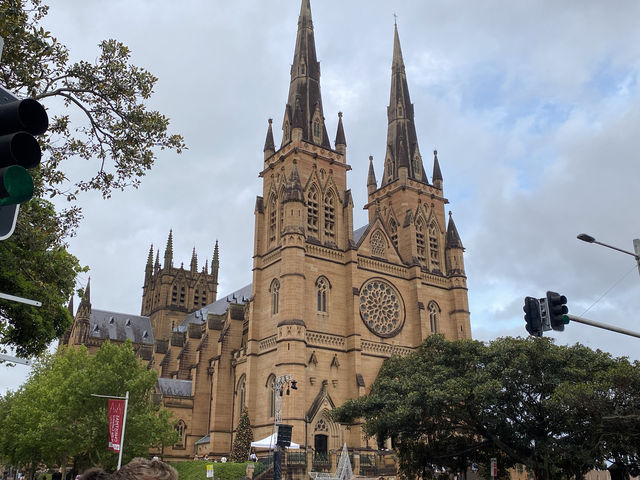 Don't Arrive Too Early for St Mary Cathedral's Light Show in Sydney