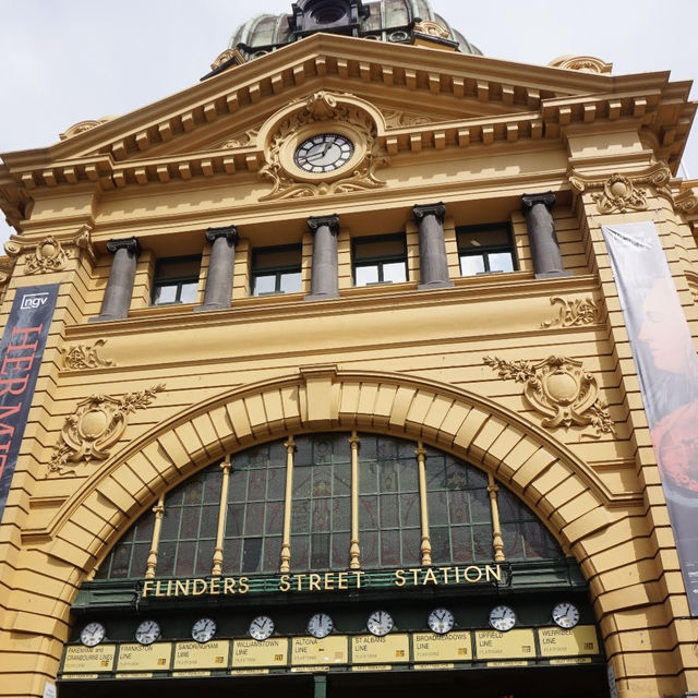 Iconic transportation hub in Melbourne