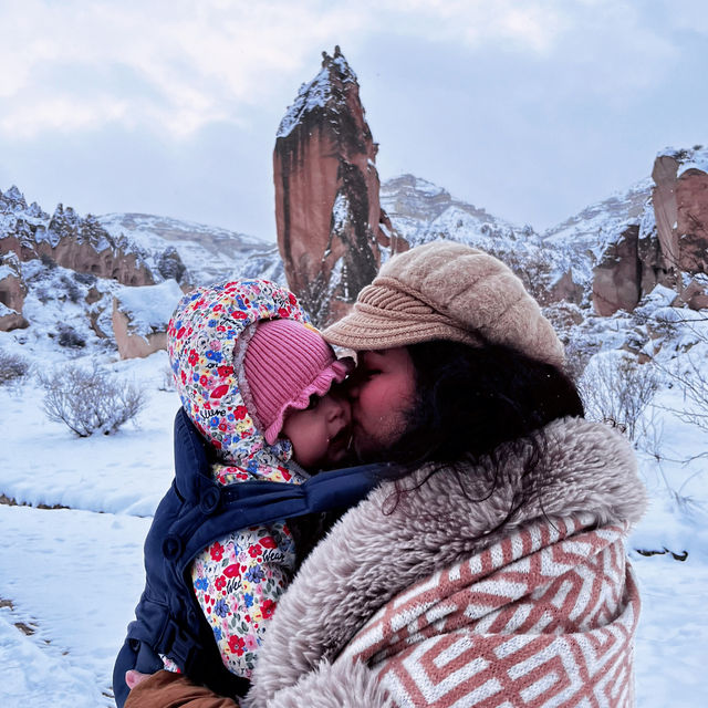 Christmas Magic in Snowy Cappadocia