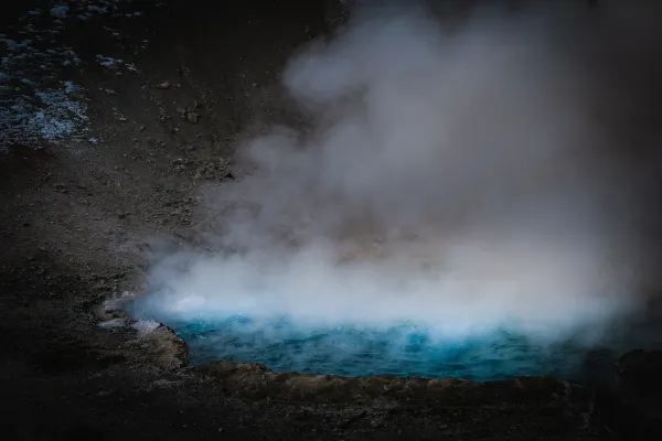 Winter in Yellowstone is also beautiful