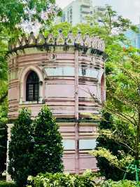 Walking the Heritage Trail in Macau to see these colourful buildings!