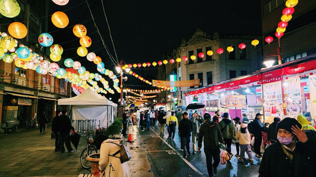 台北寧夏夜市的中國龍年