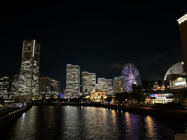 海風と夜景が楽しめる都会のオアシス🎡みなとみらい