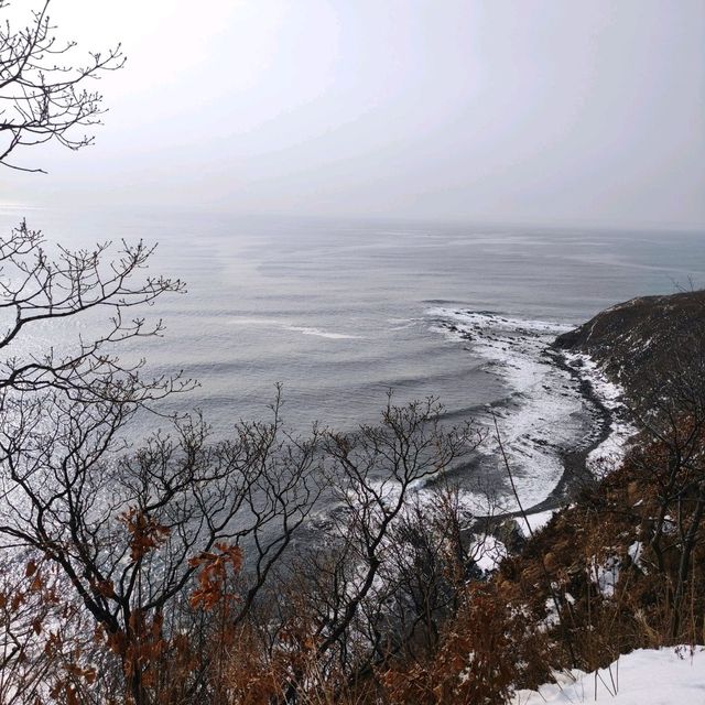 Winter Landscapes by the Sea in Nakhodka  