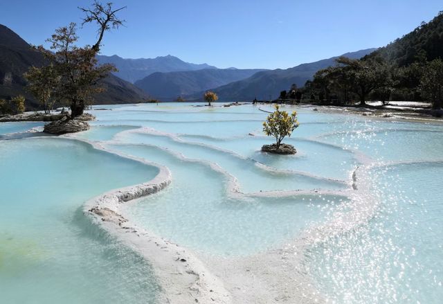 鄉村裏的白水台——中國的棉花堡