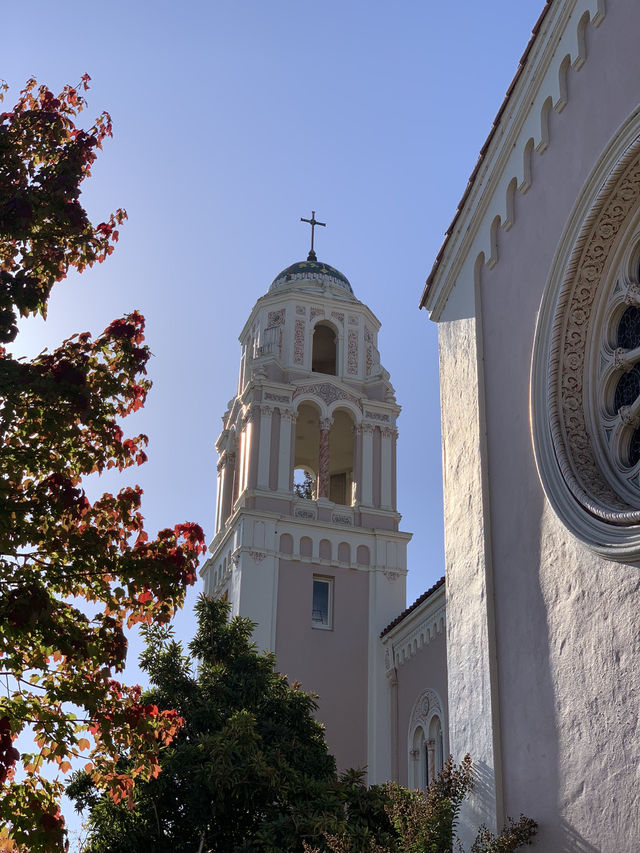 Explore the historic church in the historic town