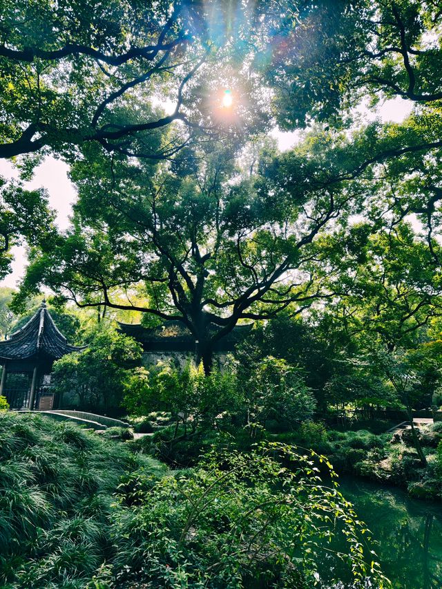 寄暢園，無錫唯一的明代古典園林。