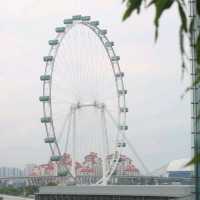 Sunset on Singapore Flyer