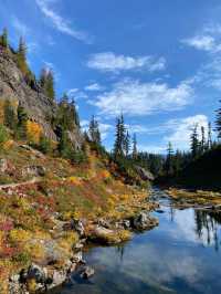 Mt Baker 賞秋Chain Lakes 徒步