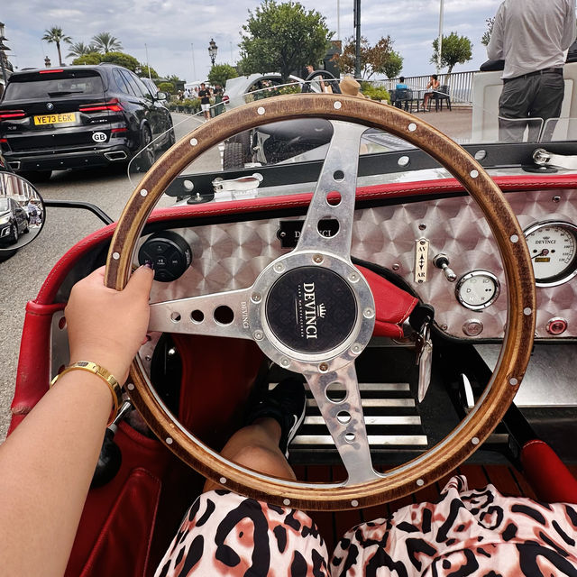 Vintage car ride in Monaco🇲🇨