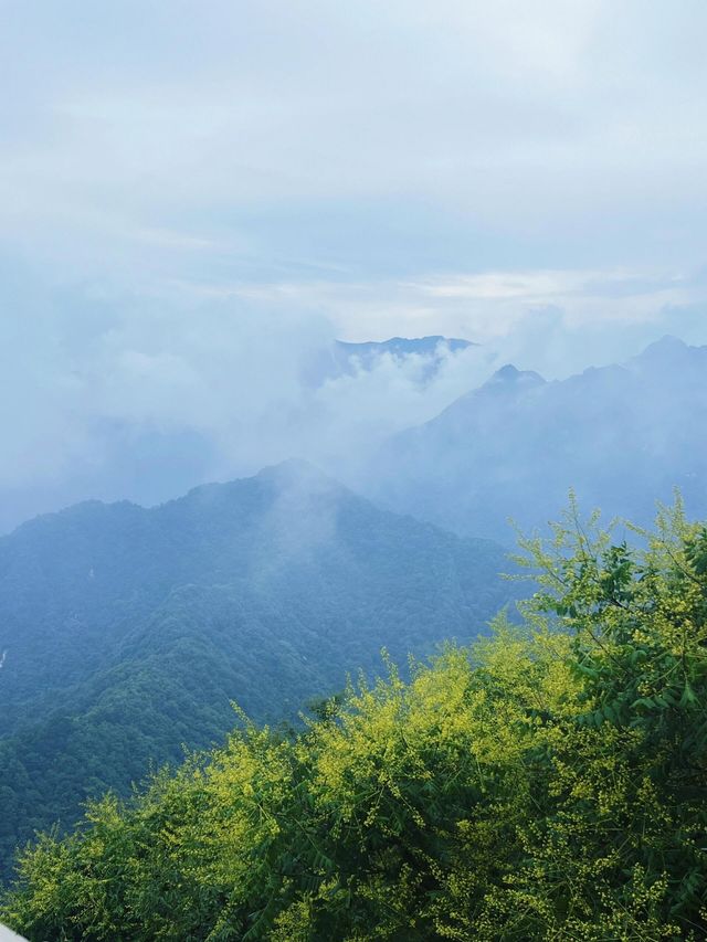 陝西西安鐘南山南五台｜去往王維詩裡-雲頂天宮。