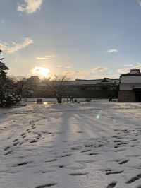 石川　金沢、兼六園の雪景色❄️