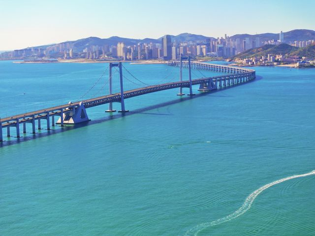 大連網紅環海路線一日遊（之）星海灣大橋最佳觀景點