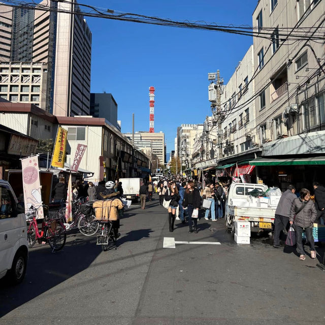 A Morning Feast at Tsukiji: Seafood Delights Await!