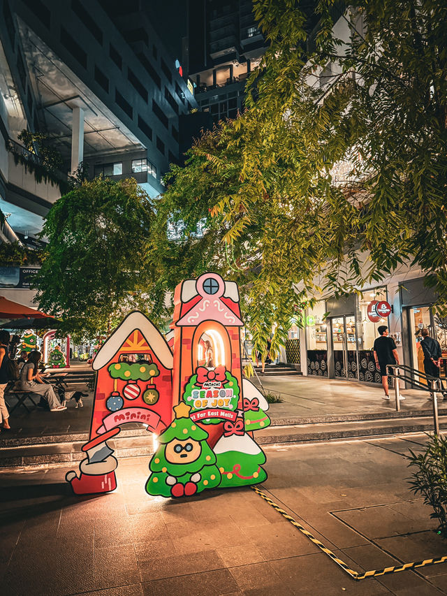 Christmas Decorations at One Holland Village Mall