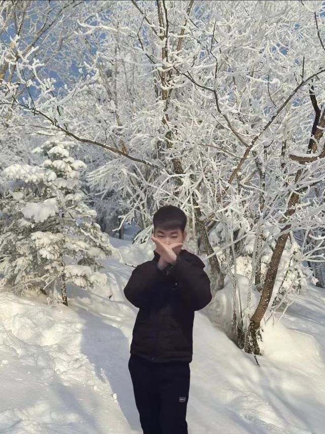 哈爾濱雪谷霧凇嶺絕美日落！！ 不虛此行