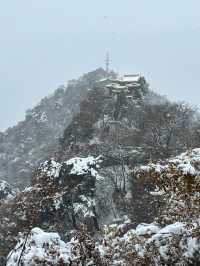 西安南五台|賞一場秦嶺初雪。