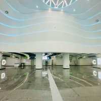 Xi'an Metro Line 8 Hanyao Station. The beauty of architecture design 