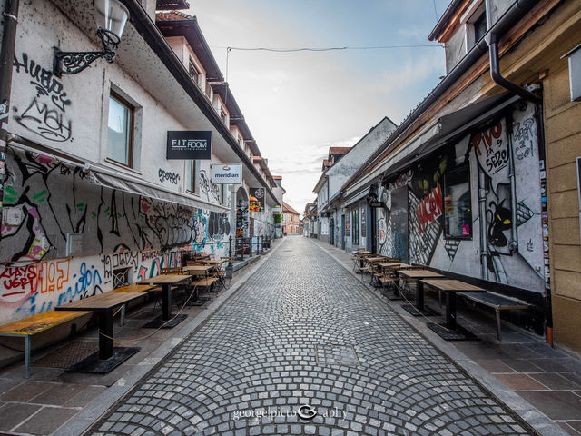 Strolling in Capital of Slovenia, Ljubljana City Center