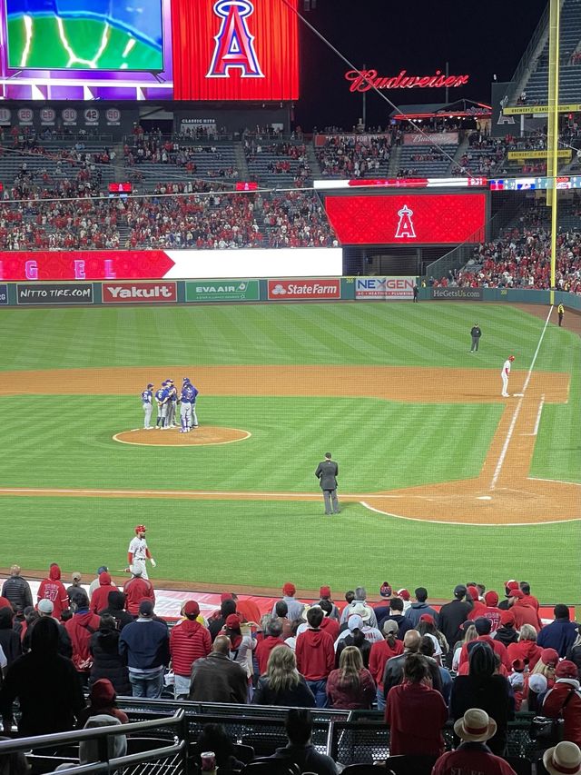 エンゼルスタジアムで大谷選手応援📍アナハイム