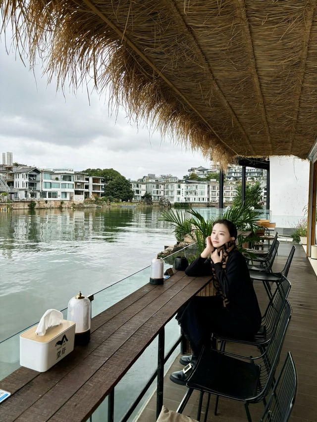 在雙廊，住到了一線海景房。