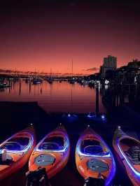 Kayaking on Bondi Beach