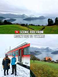 🇨🇭 Scenic Ride from Mount Rigi to Vitznau