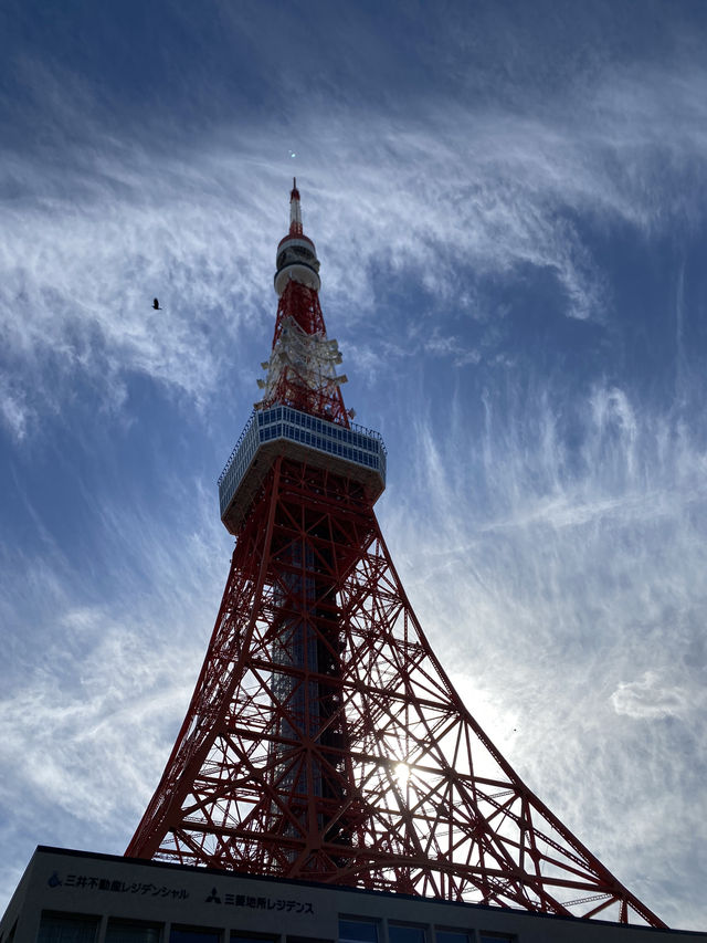 東京鐵塔🗼必來，紅色地標必拍，展望台有月份吊飾可買