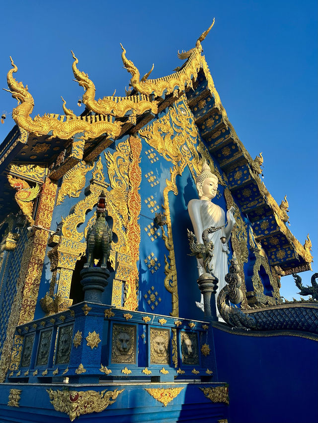 📍Wat Rong Suea Ten (Blue Temple), Chiang Rai, Thailand