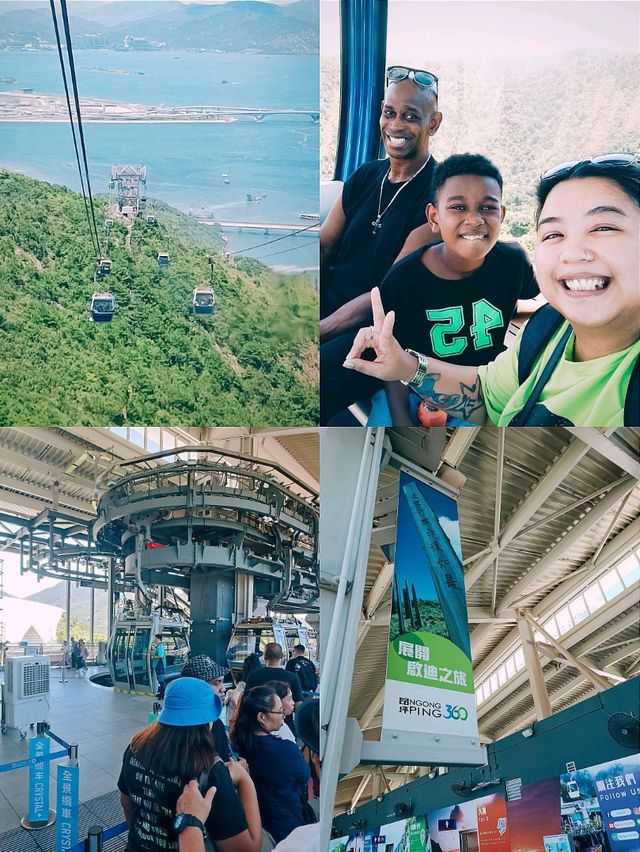 WE FLEW JUST TO SEE THE BIG BUDDHA IN HK!!! 🚠🚠🚠 @ NGONG PING 360