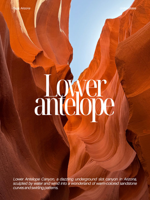 🏜️มหัศจรรย์ของแสงสี Lower Antelope Canyon