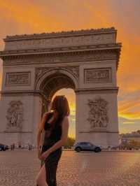 Arc De Triophe in France Paris😍🧡