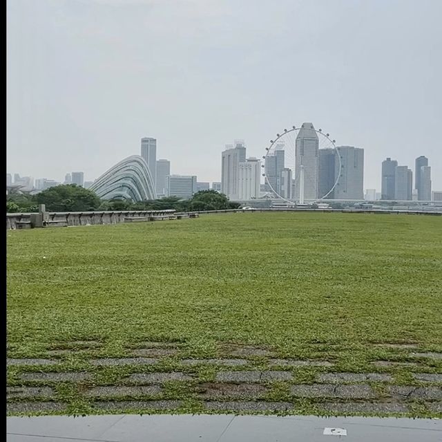 Marina barrage สวนสาธารณะลอยฟ้า