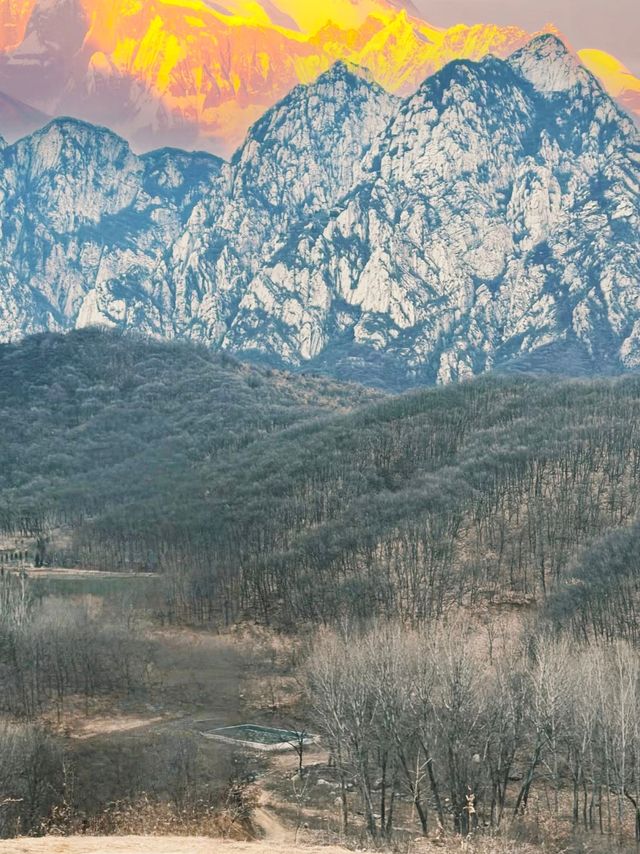 鄭州出發，竟然看到了「日照金山」奇觀！！！