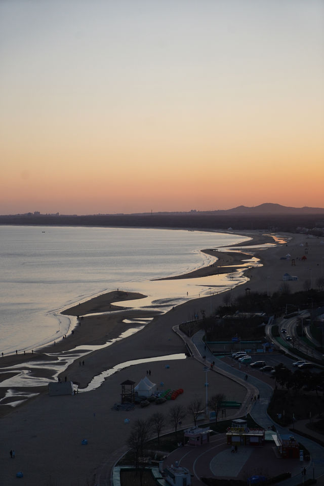 秦皇島|來自西伯利亞的海鷗和海上日出好浪漫啊